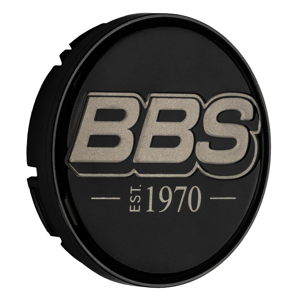 BBS Nabendeckel 2D Schwarz/Weissgold (4Stk.)
