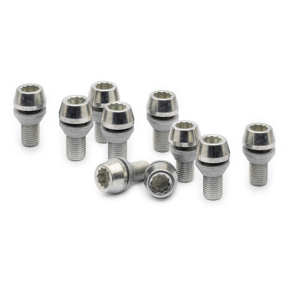 BBS Radschrauben Stahl silber