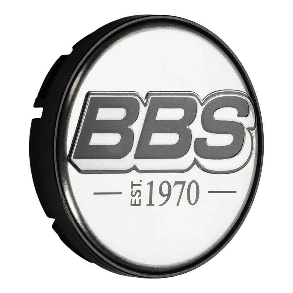BBS Nabendeckel 2D Chrom/Grau (4Stk.)