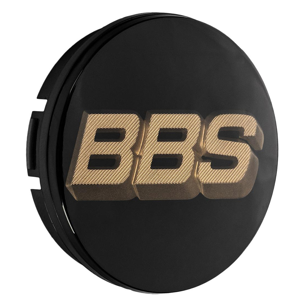 BBS Nabendeckel 3D Schwarz/Bronze Rotation (4Stk.)